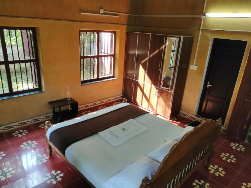 A second view of the homestay room interiors.
